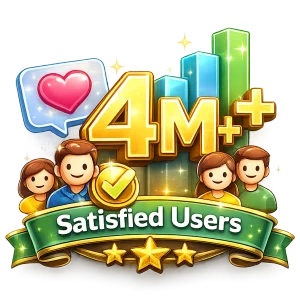 4M+ Satisfied Users