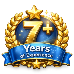 7+ Years of Experience